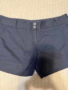 The Limited Navy Women's Cotton Blend Short Shorts